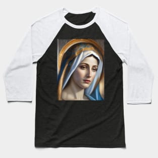 Renaissance image of the Blessed Virgin Mary Baseball T-Shirt